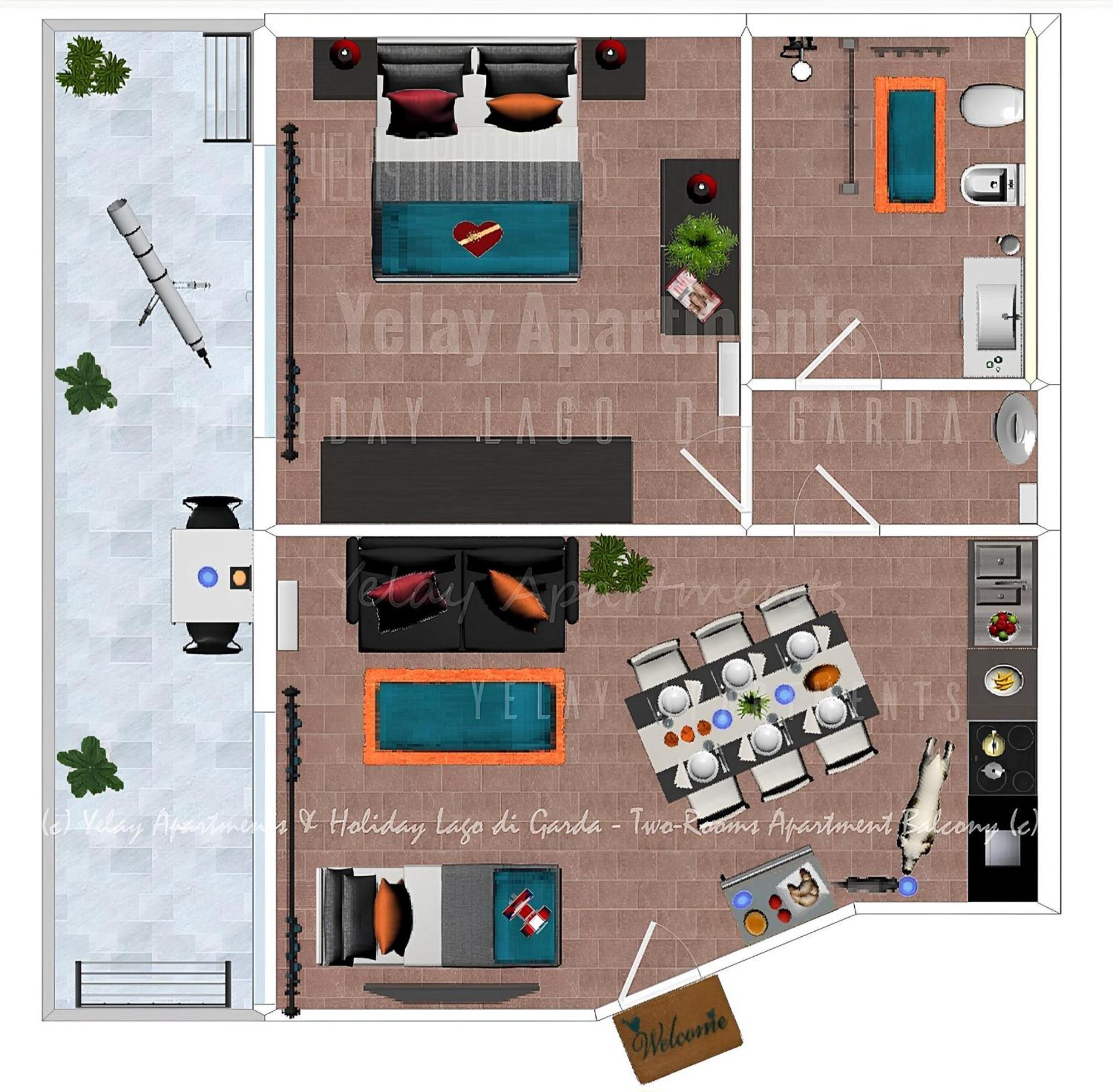 Yelay Apartments & Holiday Lago Di Garda Raffa Exterior foto