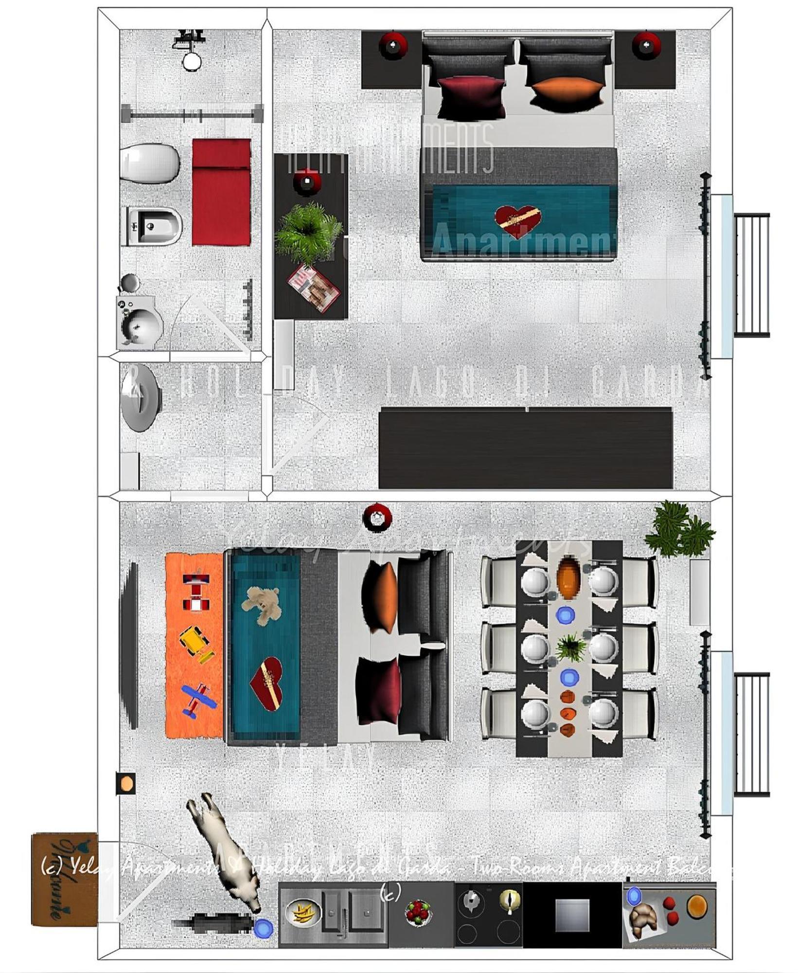 Yelay Apartments & Holiday Lago Di Garda Raffa Exterior foto